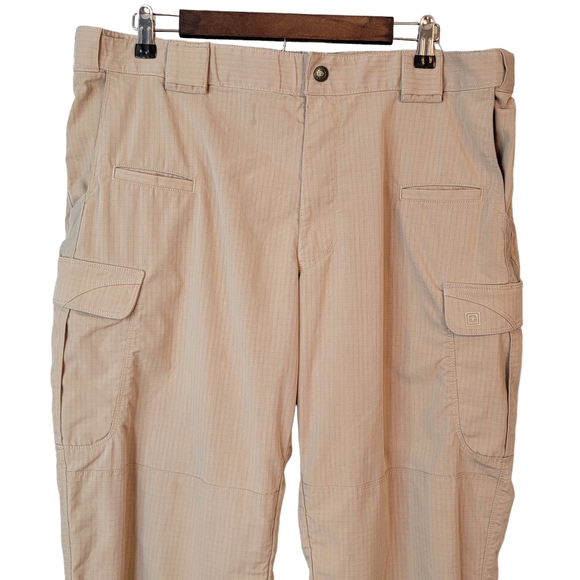 5.11 Tactical Outdoor Active Shooting Range Khaki Cargo Pants Men's 38 x 32 - Picture 2 of 16